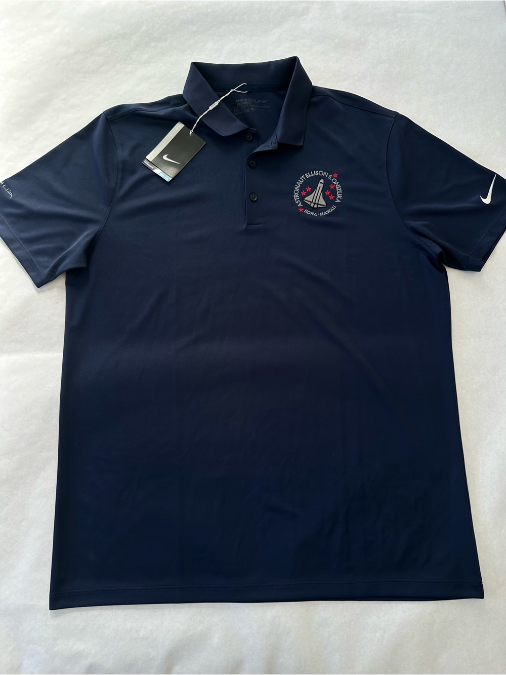 Nike Men’s Navy Polo with Embroidered Logo